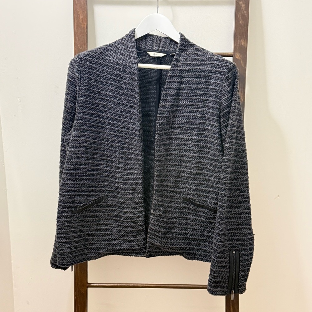 Blazer-cardigan, zipper features